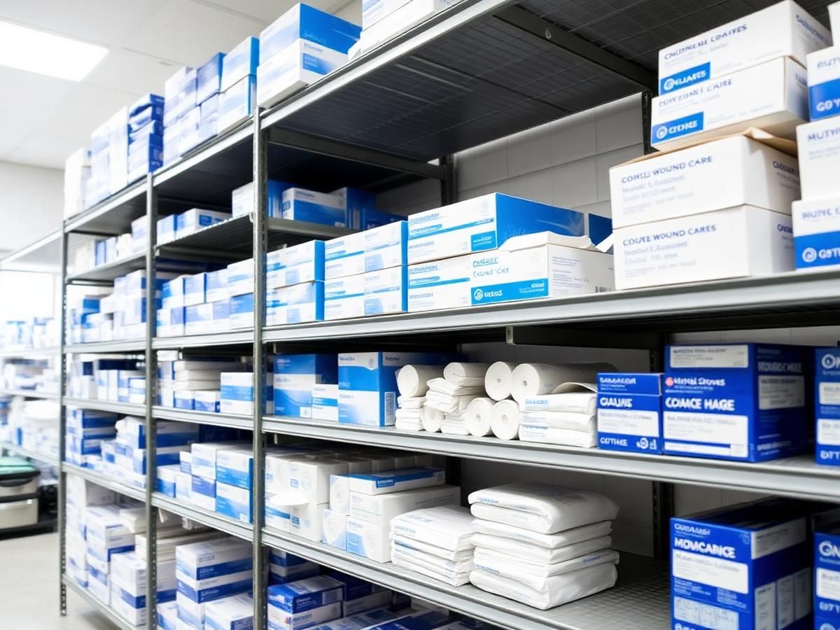 Organized medical supplies and DME inventory